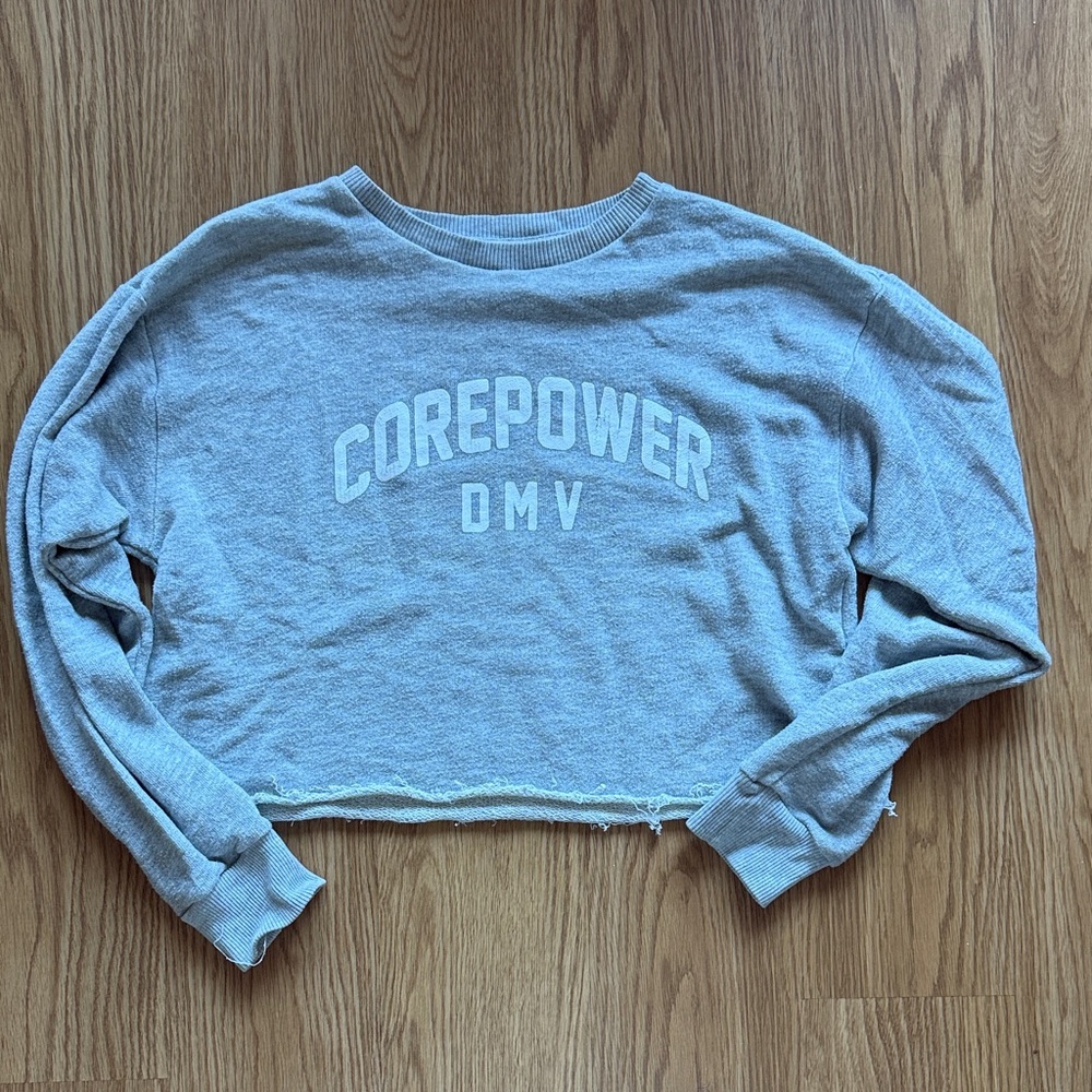 DMV Gray Women's Cropped Sweatshirt